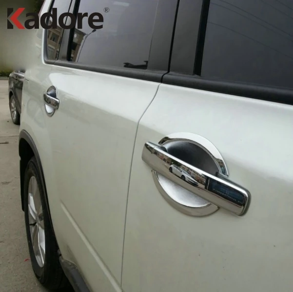 Хромированная Крышка для боковой дверной ручки Nissan X trail 2008 2009 2010 2011 2012