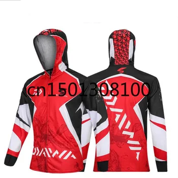 

DAIWA Shirt Fishing Clothing Professional Fishing Shirts Long Sleeve UPF 50+ Breathable Quick Dry Fishing Clothes