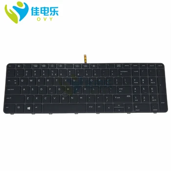 

US laptop keyboard for HP ZBook 15u 755 850 G3 English black KB gray frame Trackpoint backlight 821157-B31 HPM14N6 SG-81120-X2A