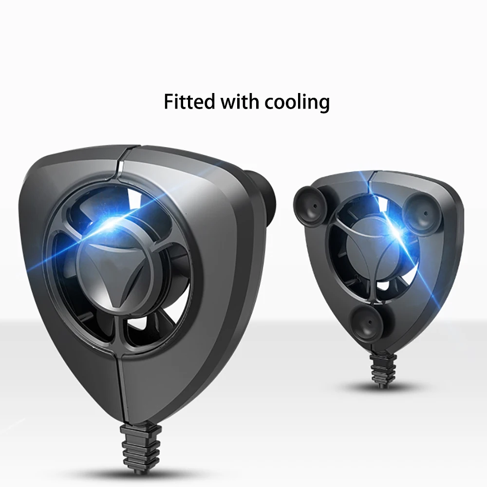 

NEW Freezing Cooling Mobile Phone Radiator Universal Mobile Phone Cooler Cooling Fan Game Pad Holder Stand Radiator Mute Fan