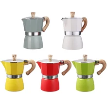 

150/300ml European Style Aluminum Coffee Maker Moka Cafeteira Cafeteira Expresso Percolator Pot Italian Concentrated Drip Pot