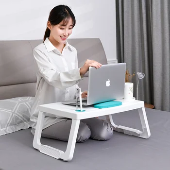

Bed desk student dormitory on the computer desk home bedroom multi-function lazy writing small table LM7261652