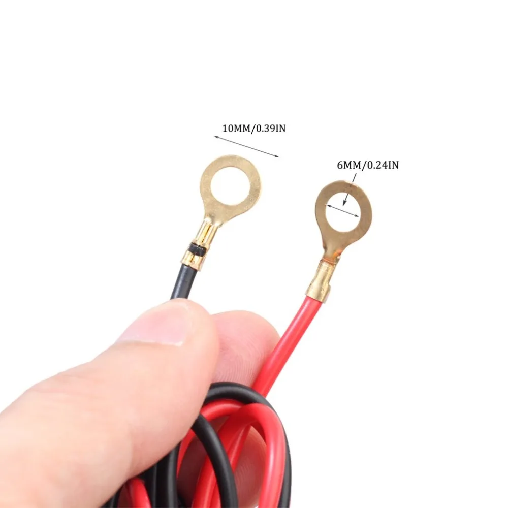 12V 24V пробки прикуривателя Мощность шнур Мотоцикл морской розетка для автомобильного прикуривателя с предохранителем и Отсоединяемый провод