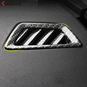 

Interior Accessories For Peugeot 3008 GT 2017 2018 2019 2020 Carbon Fiber Car Air Vent Outlet Cover Trim Frame Sticker LHD