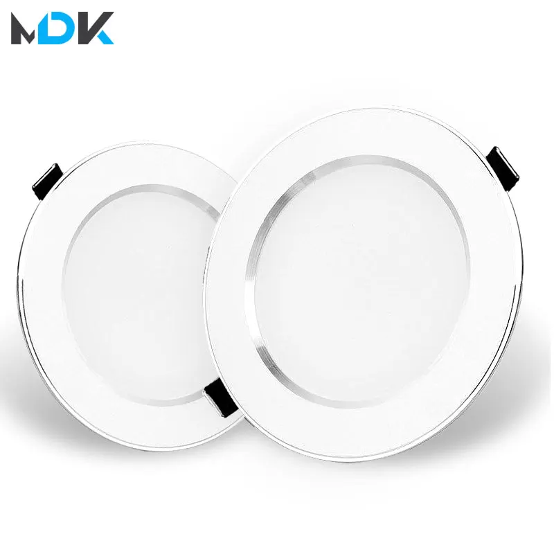 LED Downlight 3W 5W 7W 9W 12W 15W 18W Round Recessed Lamp 110V 220V 230V 240V Bedroom Kitchen Indoor Lighting