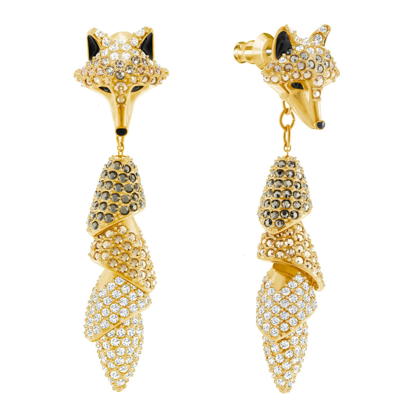 

Quality 1:1 swa new toys form crystal new golden fox snout. Women's jewellery toy Women's gold jewelry Women's jewelry