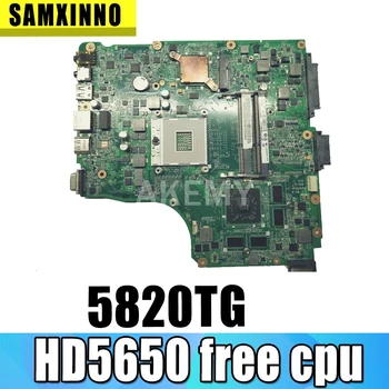 

Akemy For Acer ASPIRE 5820 5820T 5820TG laptop motherboard MB.PTN06.001 MBPTN06001 DAZR7BMB8E0 HM55 DDR3 HD5650 free cpu