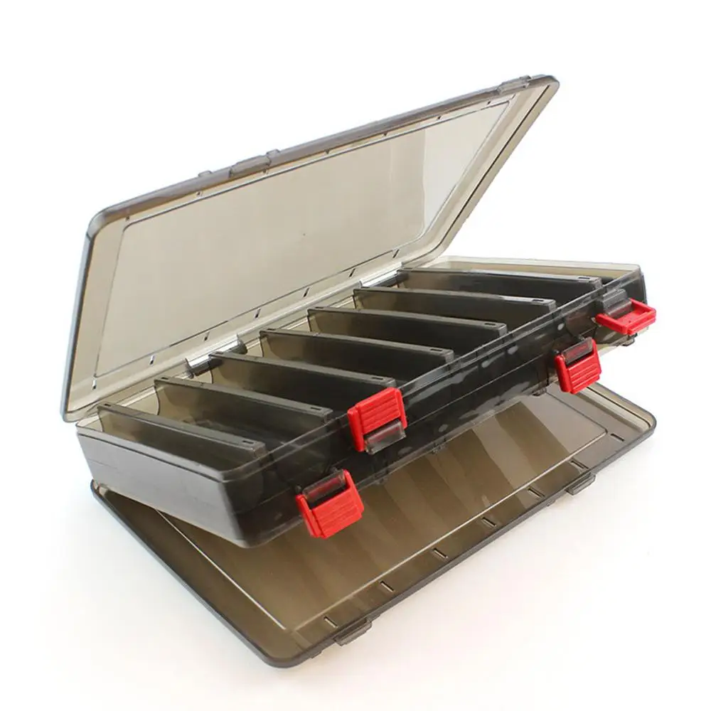 

Fish Hook Bait Double-side Lure Box Fishing Tackle Storage Container Case Multi-Compartments Multipurpose Entertainment Fishing