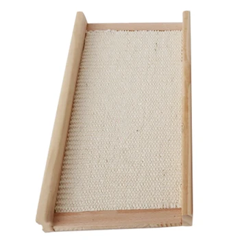 

Cat Scratch Board Pad Wood Bed Mat Claws Care Toys Sisal Mat Scratcher Cat Training Toy Protector Pads Cat Climbing Frame