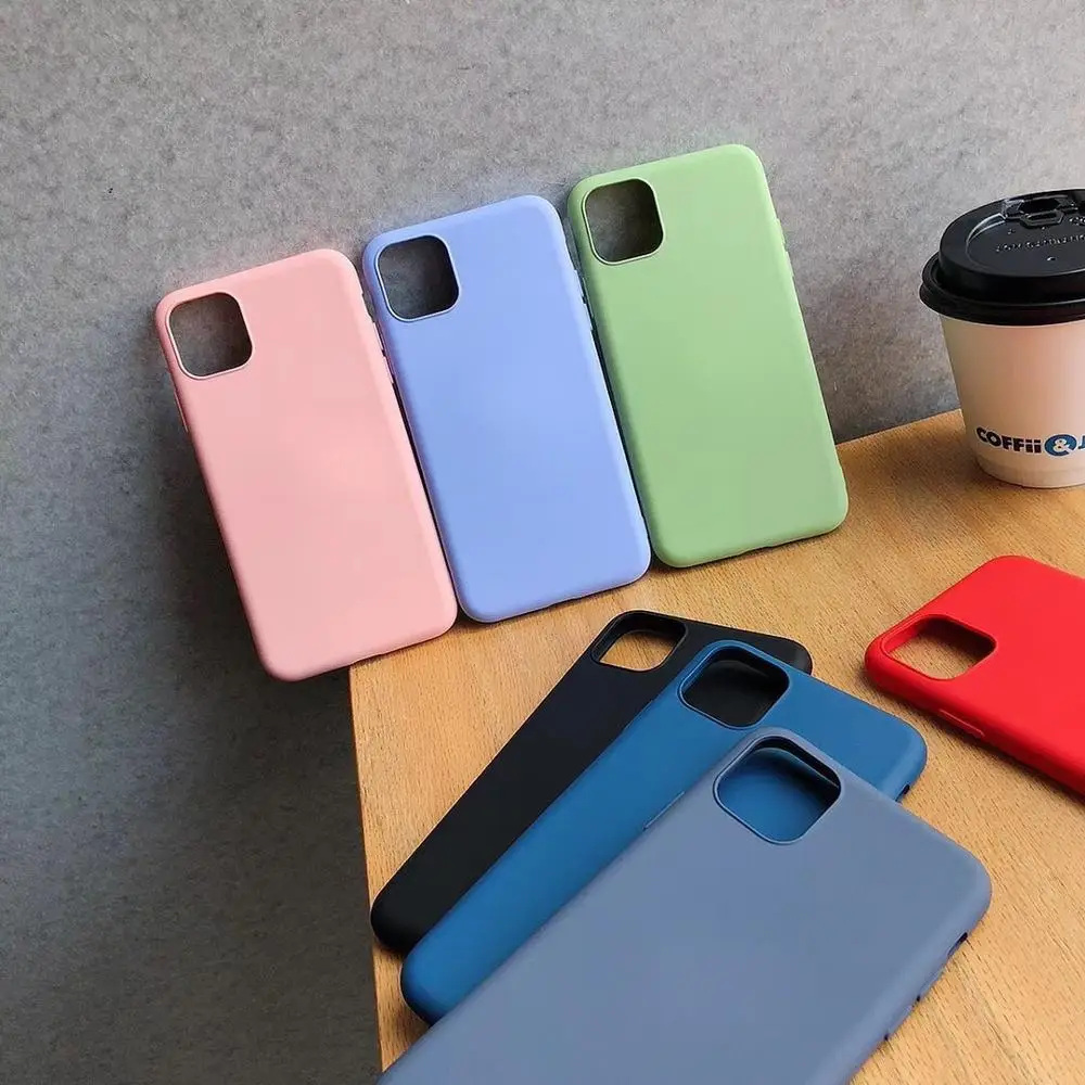 

JOYCE for iPhone XR case Soft Silicone Gel Rubber Bumper Phone Case Protective case cover for iPhone XS MAX 6s 7 8 plus X case