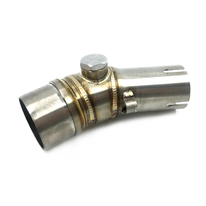 Motorcycle Exhaust Pipe Muffler Escape Connecting Pipe Front Link 51mm for Kawasaki ER6N ER-6N Moto Mid Accessories motorcycle accessories
