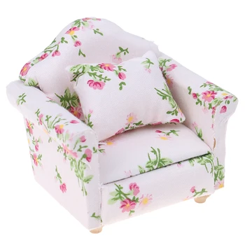 

Mini Simulation Sofa Stool Chair Furniture Model Toys for Doll House Decoration 1/12 Dollhouse Miniature Accessories