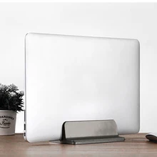 Горячая Алюминиевая Подставка для ноутбука Macbook Air Pro стабильная Вертикальная настольная подставка с регулируемым размером док-станции держатель для книг подставка для ноутбука