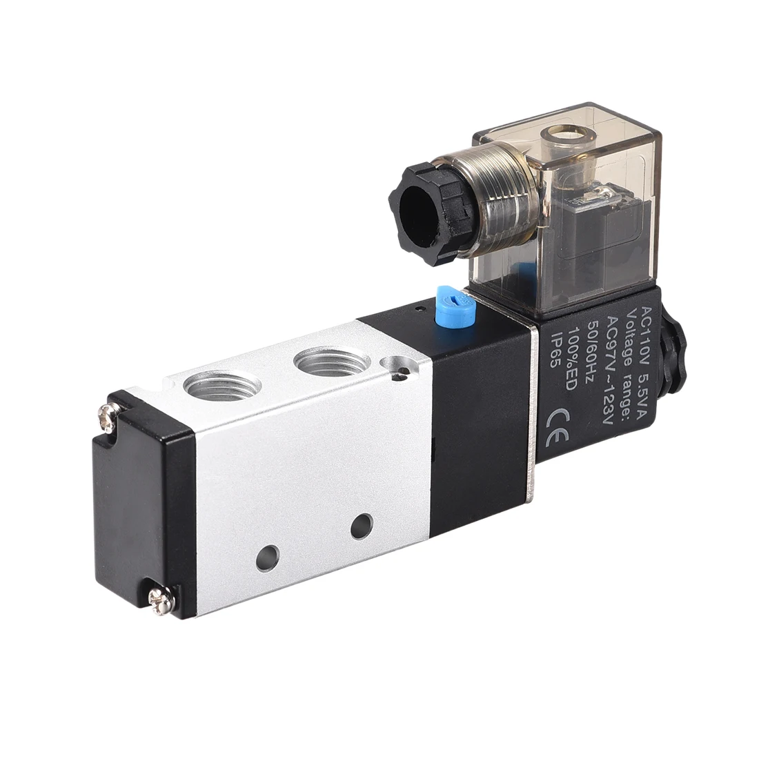 Uxcell AC110V 5 каналов 2 Позиции 1/4 &quotPT Соленоидный клапан воздушного управления