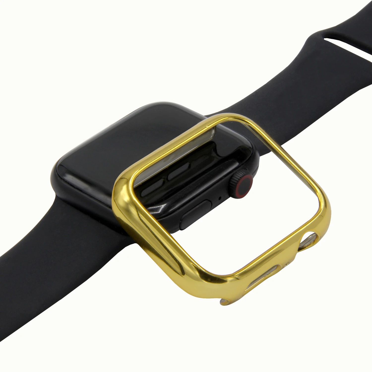 Чехол для часов для Apple Watch, 44 мм, 40 мм, защитная рамка, бампер, чехол s для iWatch серии 5/4, защита от падения, покрытие из поликарбоната, оболочка