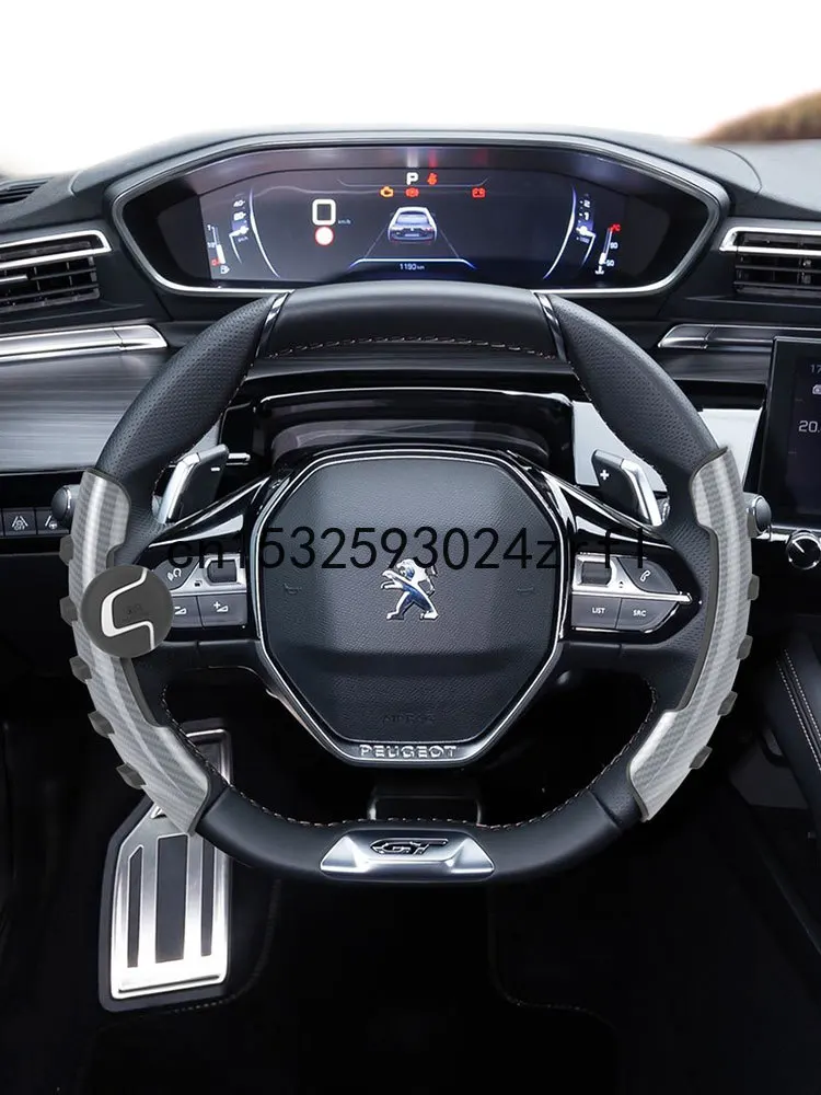 

Car Steering Wheel Booster Anti Slip Sleeve For Peugeot 5008 206 306 307 207 4008 3008 508L Car Accessories