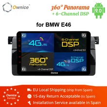 Ownice K1 K2 K3 K5 K6 Octa 8 Core dvd-плеер для автомобиля для BMW E46 навигатор Android 9,0 gps Радио RDS 2G 3 2G 360 панорама DSP 4 аппарат не привязан к оператору сотовой связи