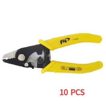 

10pcs/lot FIS Fiber stripping pliers F11301T Three segmented stripping design Miller Wire stripper wholesale Free Shipping