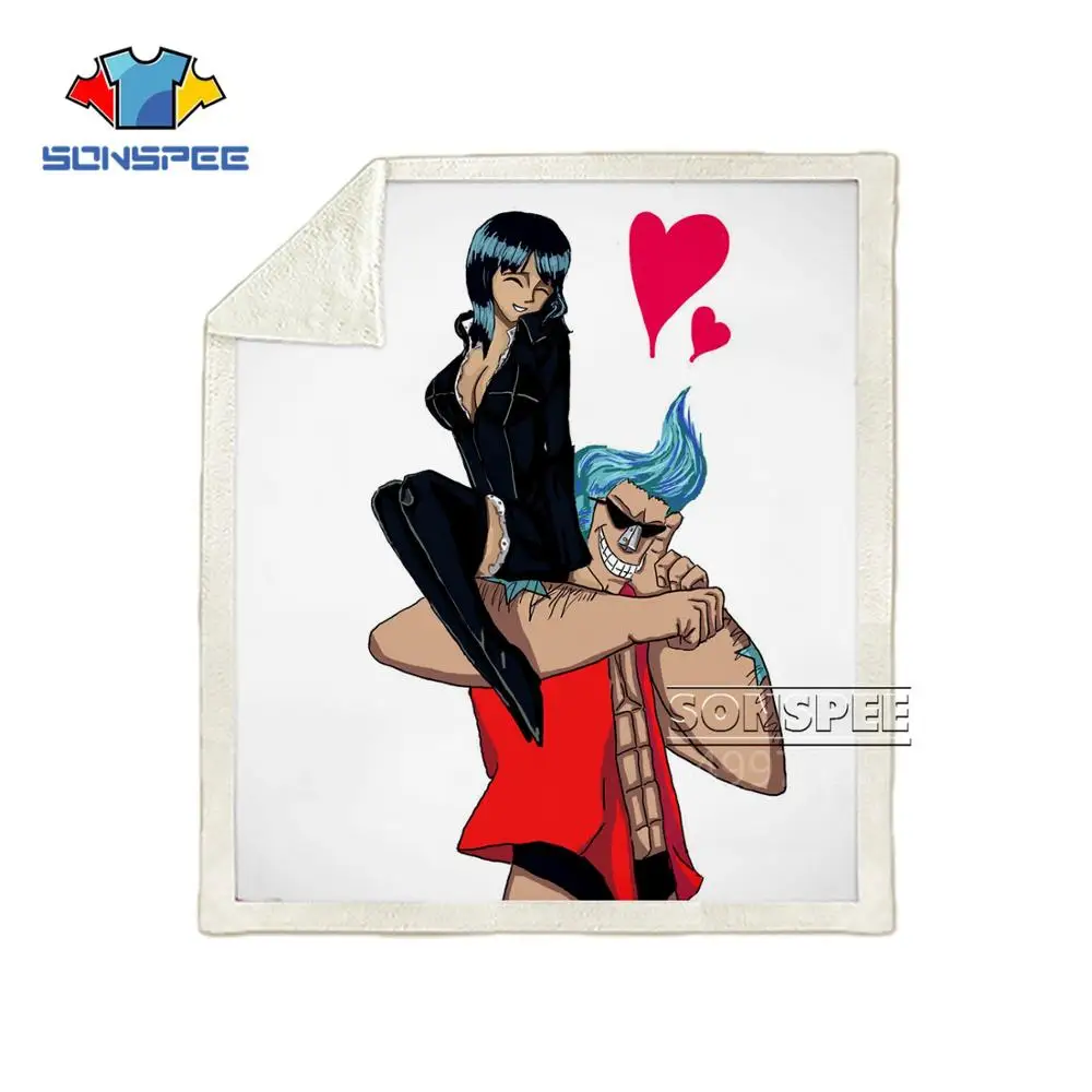 16 SONSPEE one piece BROOK аниме Харадзюку для детей и взрослых 3D печатное одеяло теплое покрывало для дивана осеннее постельное белье для путешествий для отдыха K175 - Цвет: 16