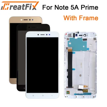 

Note 5A Prime LCD Display Touch Screen Digitizer Sensor Assembly For Xiaomi Redmi Note 5A Prime LCD Screen + Frame