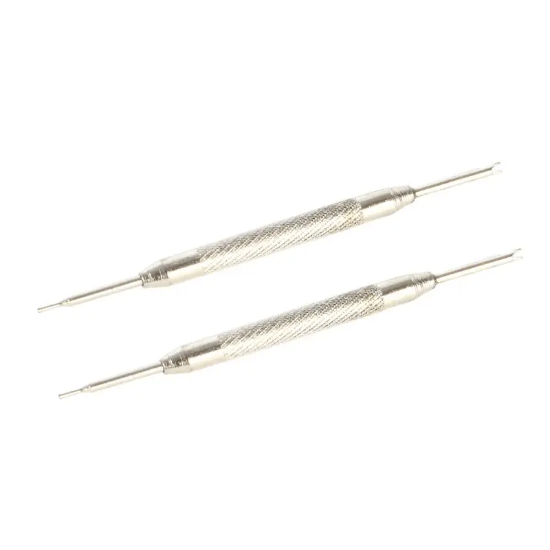 

2pcs Ultra Durable Stainless Steel Spring Bars Tool Remover Watch Strap Band Spring Bar Tool LM93