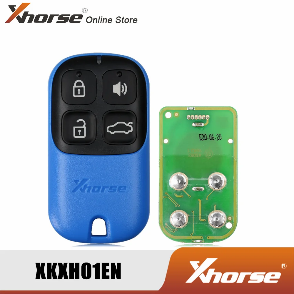 Универсальный пульт дистанционного управления XHORSE XKXH01EN с 4 кнопками для VVDI инструмент ключей английская