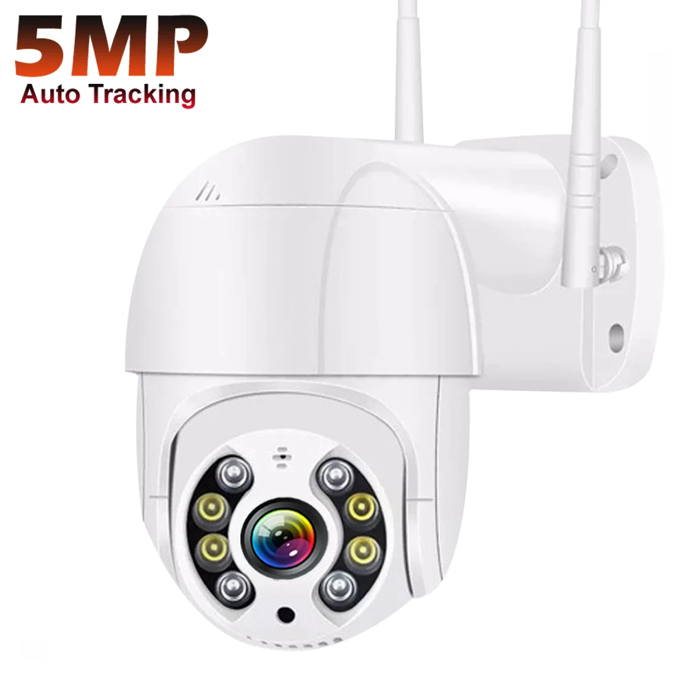 5MP WiFi IP Camera Smart Home Security Protection CCTV 360 PTZ Outdoor Surveillance Auto Tracking Pet Baby Monitor Securite Cam |