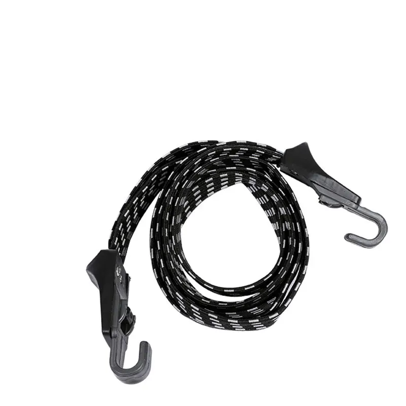 

1PC Bicycle Luggage Rope Mountain Bike Elastic Straps Cord Hooks Strong elasticity Convenient to carry Outdoor Tensioning Belts