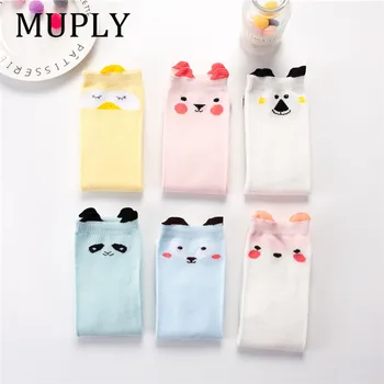 

Newborn Toddler Sock Baby Girl Boy Socks Cute Cartoon Meias Baby Clothing Cat Fox For Newborns Infant Warm Long Sokken