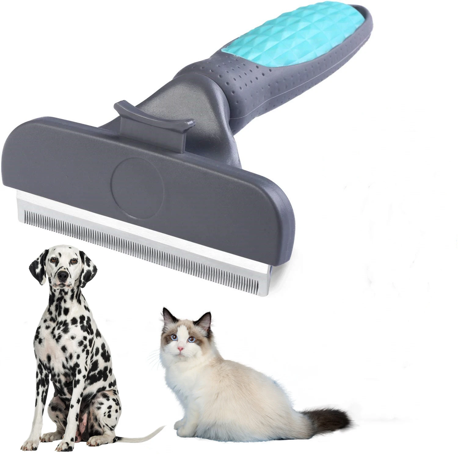 Self Clean Pet Grooming Comb Dog Hair Remover Brush Cat Hair Shedding