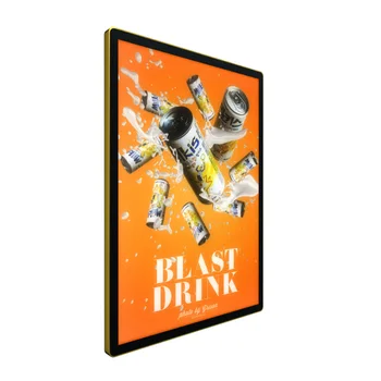 

led restaurant menu display display box light backlight led frame