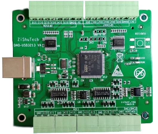 Usb сбора данных карты 10V 8-канальный 12-bit ADC 12-цап DIO Labview Python 3213