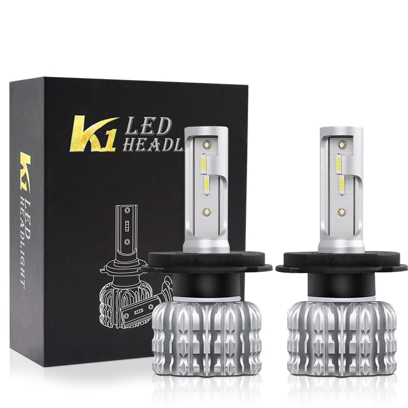 Автомобильные светодиодсветодиодный фары K1 одиночные: H1/H3/H7/H11/9005/9006 H/L: H4/H13/9004/9007/