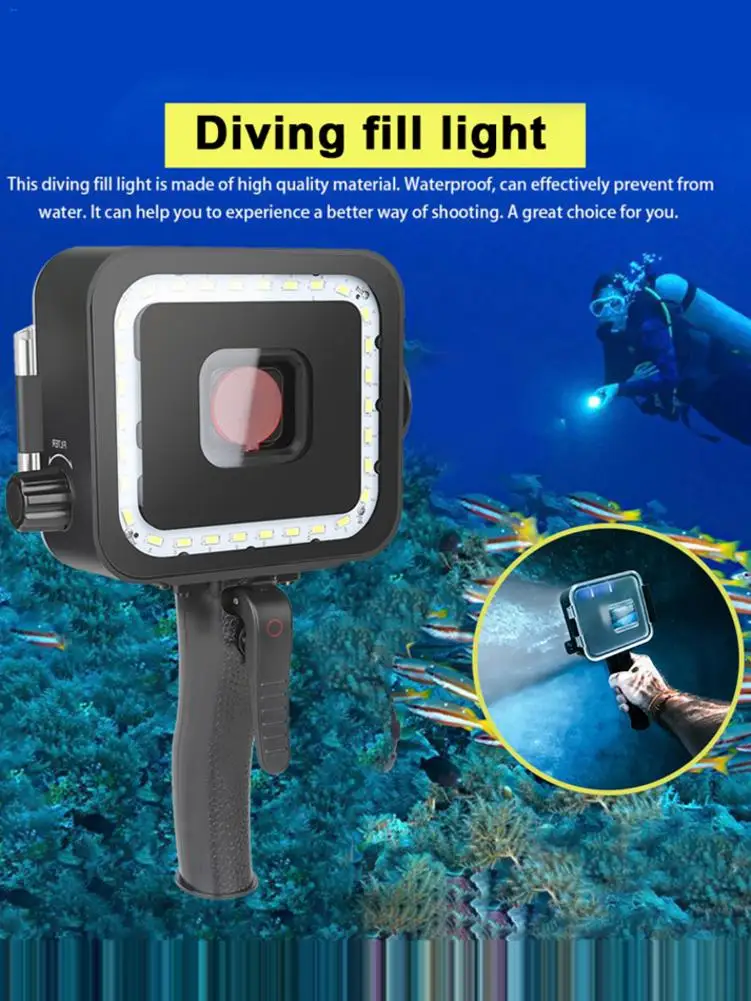 

Diving Fill Light Underwater Lighting Photography with Flash for Gopro Hero5/6/7