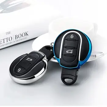 

Luxury 3/ 4 Buttons Soft TPU Smart Remote Key case Cover for BMW Mini Cooper F54 F55 F56 F57 F60 Car Accessories