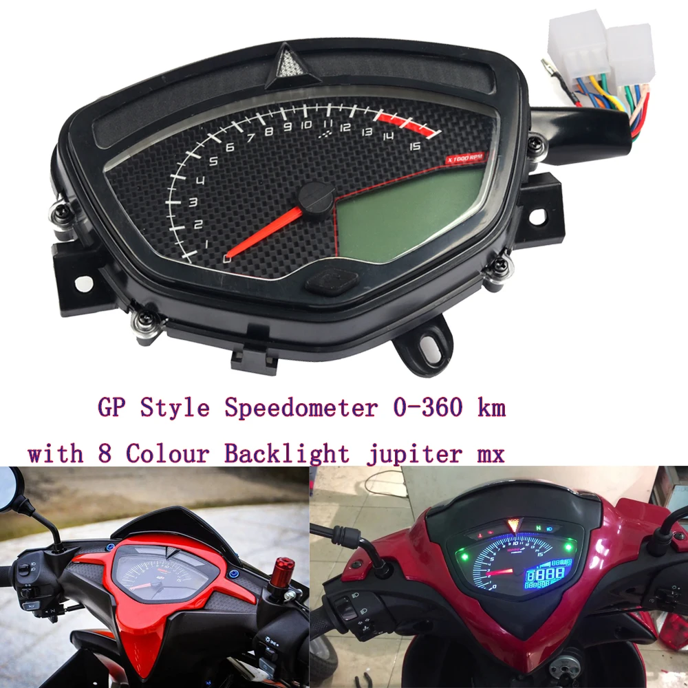 

For Yamaha LC135 Water Temperature Motorcycle Tachometer Digital Odometer Speedometer Meter Gauge Moto Tacho Instrument