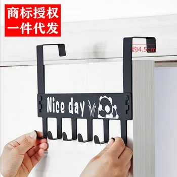 

Door Hook Clothes Rack Splittable Nailless Seemless Door Back Type Clothes Hook Coat Hook Creative Cartoon Wall Hangers Door