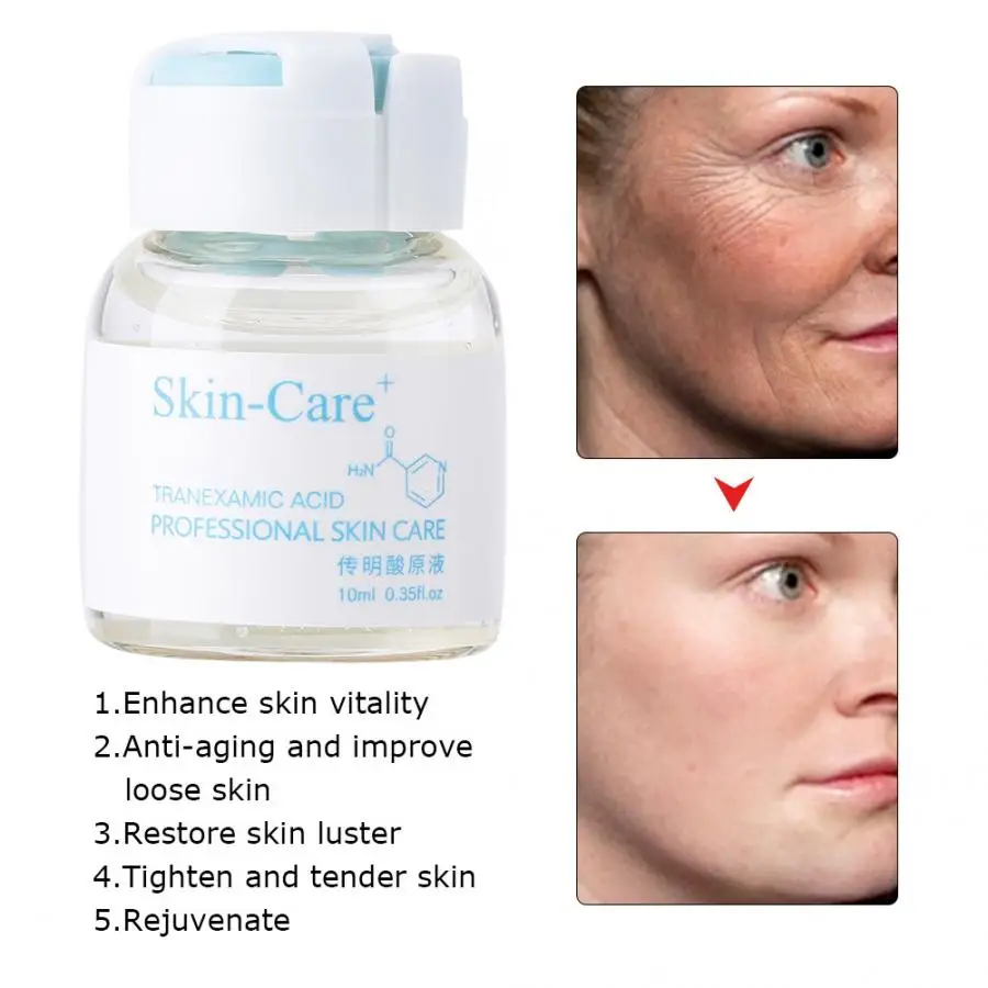 

10ml Tranexamic Acid Skin Whitening Dark Spot Removal Skin Care Solution Serum
