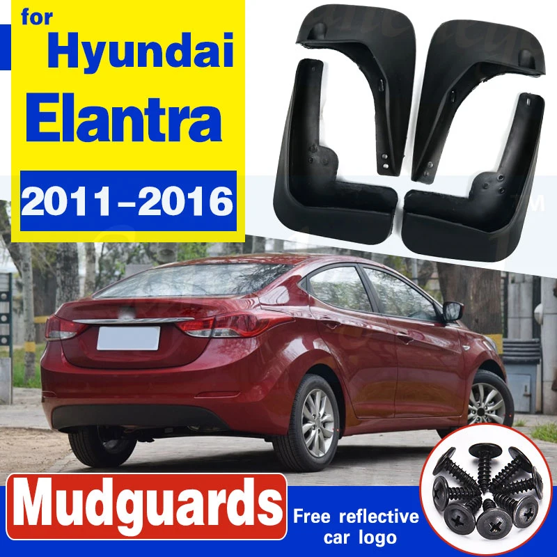 OE стильные литые Брызговики для Hyundai Elantra MD 2011 2016 укладки 2012 2013 2014 2015