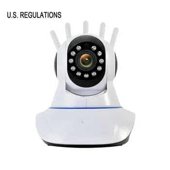 

WIFI 720p Security IP Pan Tilt Camera Wireless IR 360 degree with 5 Antennas 110V-240V baby camera
