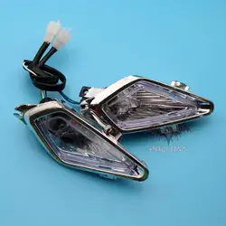 12V Pair Left Right Head Light Lamp For 50cc 70cc 90cc 110cc 125cc Quad Dirt Bike ATV Eye Shape