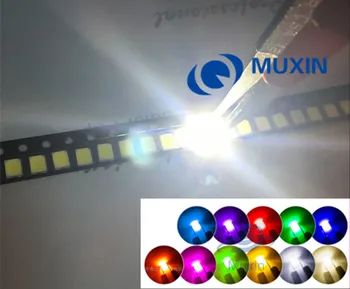 

500pcs/lot SMD LED Diodes 2835 Diode 3528 SMD LED Diodo Kit Green RED WARM White ICE Blue Yellow Pink Purple-UV Orange