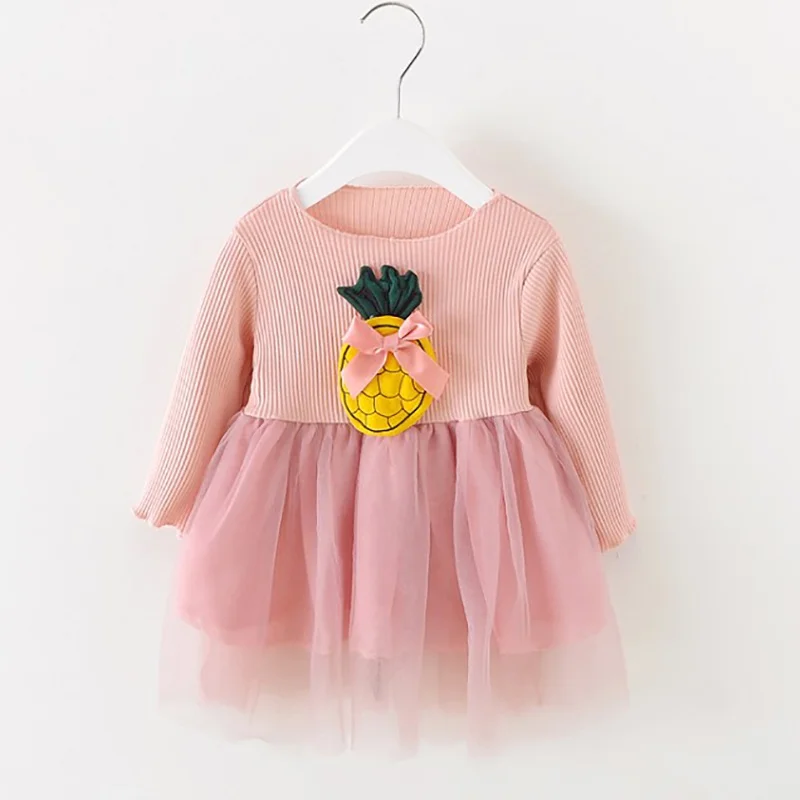 Платье для маленьких девочек; Одежда для девочек; вечерние платья с короной для детей; платье-пачка для дня рождения; Vestidos - Цвет: B2