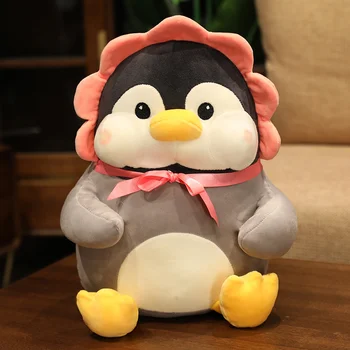 25 45 50cm śliczne słonecznik pingwin pluszowe zabawki Kawaii pingwin pluszowa lalka dla przyjaciół dla rodziny dla dziewczynek tanie i dobre opinie RAINBOW TOYPANDA CN (pochodzenie) Tv movie postaci COTTON 4-6y 7-12y 12 + y 18 + Lalka pluszowa nano Miękkie i pluszowe