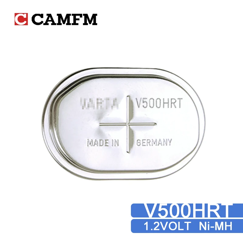 

Jeep Car Key Flashlight Battery V500HRT 1.2V 500mAh Rechargeable Ni-MH Button Cell Battery with Solder Joints for VARTA Germany