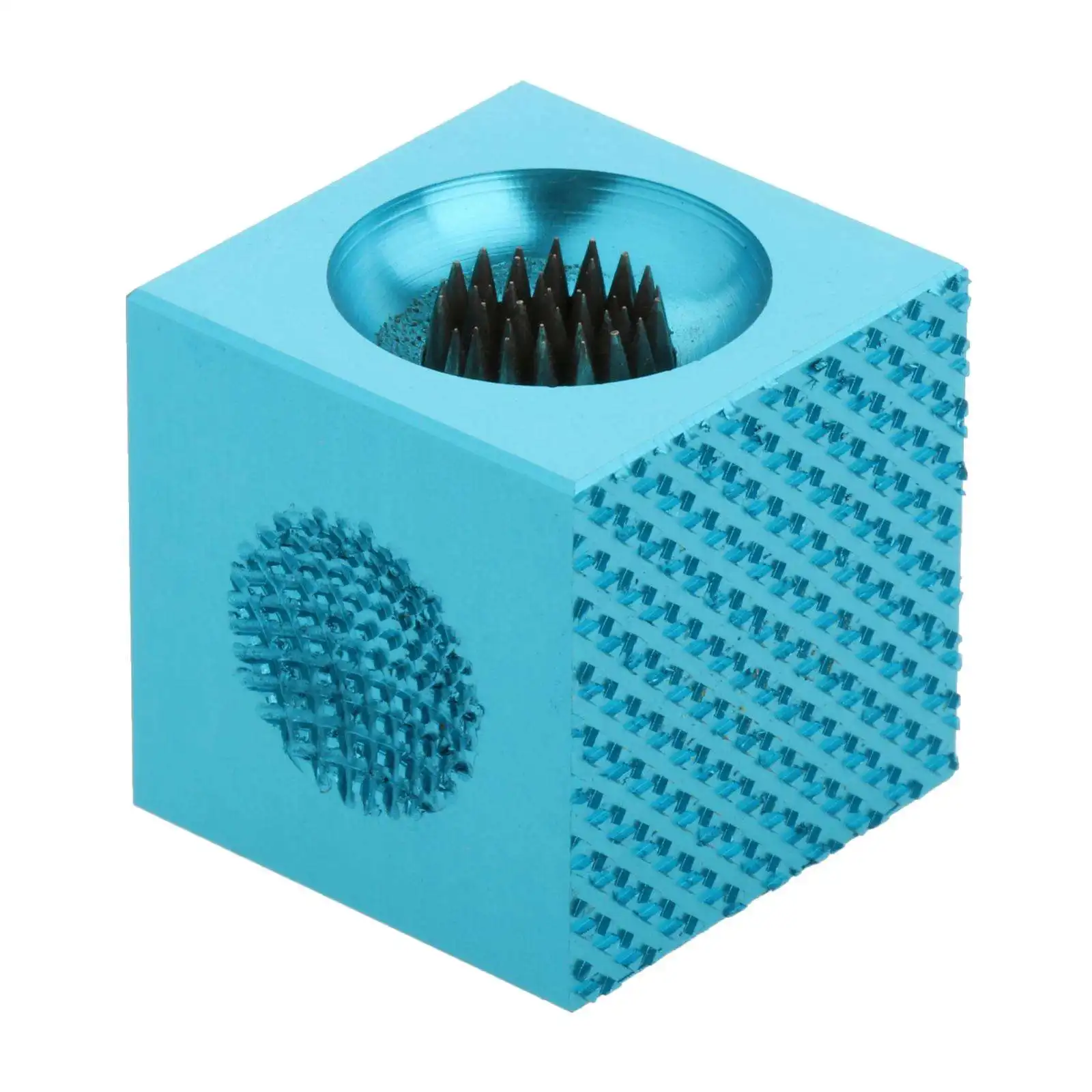 Pool Cue TIP Maintenance Portable Spike Tool Cube Shape Trimme