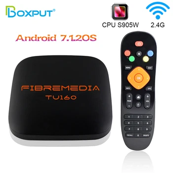 

2020 Latest Generation Android 7.1.2 OS Fibremedia Fibre Box TU160 SG Fibre Cable Smart Tv Box
