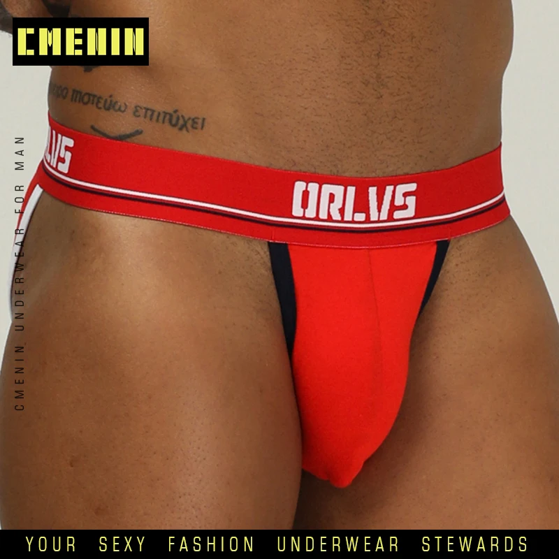 

Sexy Men Underwear Mens Briefs Jockstrap Cotton Underpants Gay Male brief Cuecas Men G Srting jock strap Bikini Under Wear OR184