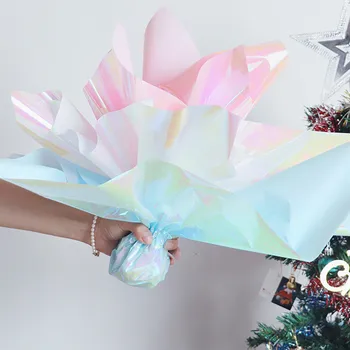 

Apple Paper Colorful Paper Wrapping Paper Bouquet Packaging Flowers Paper Floral Christmas Fun Paper Eve 60*60cm 20Pcs