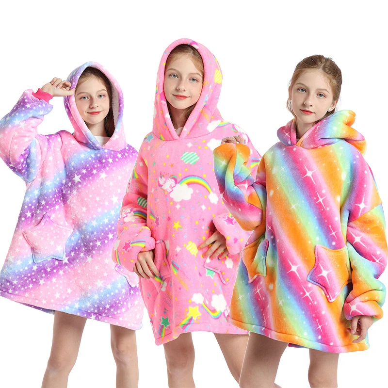 TV CHARACTER HOODED PONCHO STYLE FLEECE SNUGGLE BLANKET NEW CHILDRENS NOVELTY 